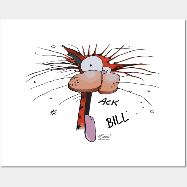 The Bill The Cat Bloom County Sunday Comics Breathed Shirt Washington Post Wall Art by Helen Morgan